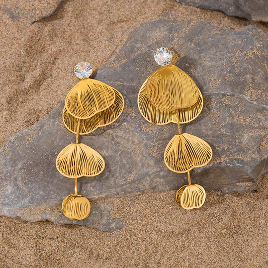 3 Layer Stylish Earring - 62carat