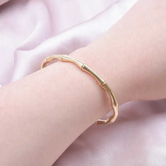 Bamboo Style Bangle - 62carat