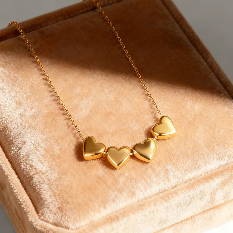 Cute Heart Shape Jewellery Set 62carat