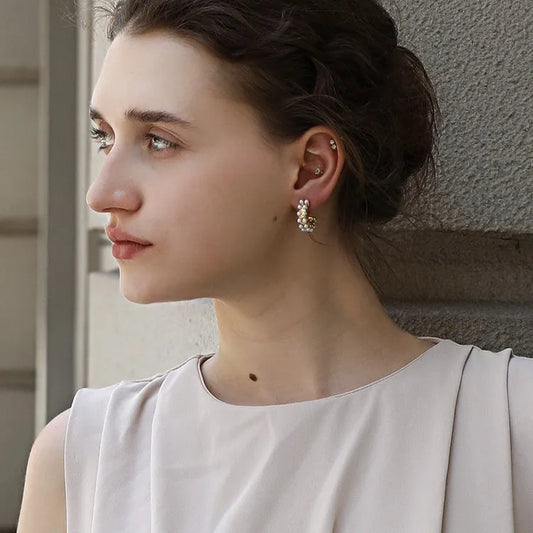Elegant Lady Sweet Waterproof Ear Studs 62carat