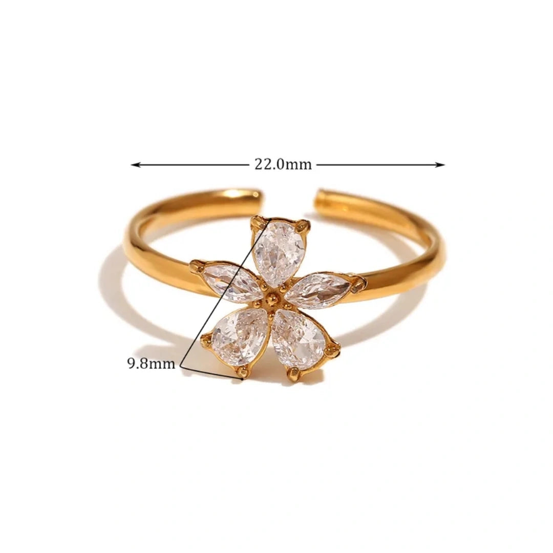 Flower Open Rings - 62carat