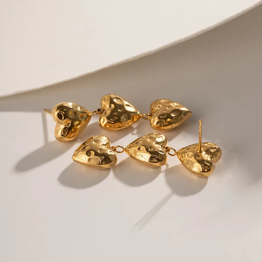 French Style Commute Heart Shape Earring 62carat