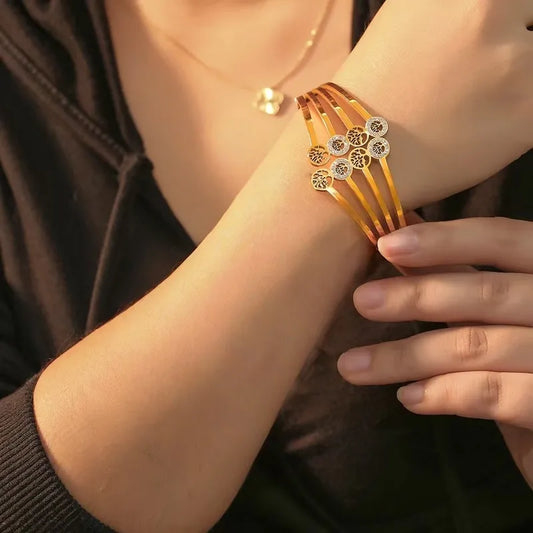 Life Tree Bracelet Bangle 62carat