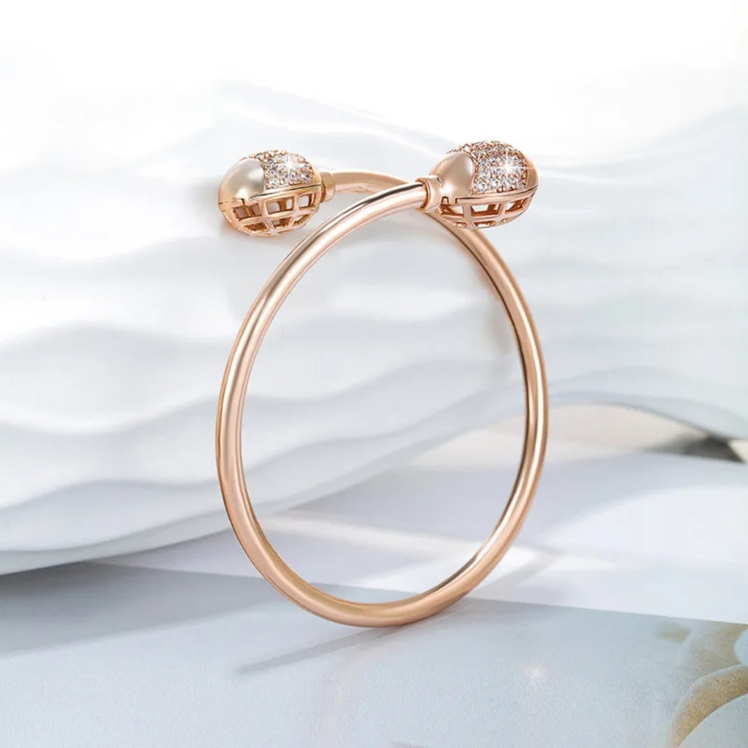 Simple Style Oval Bangle - 62carat