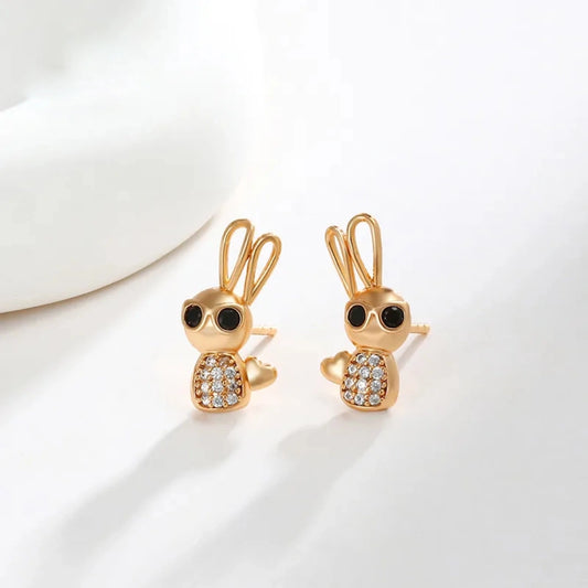 Sweet Rabbit Ear Studs - 62carat