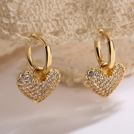 Heart Shape Drop Earring for all Event 62carat