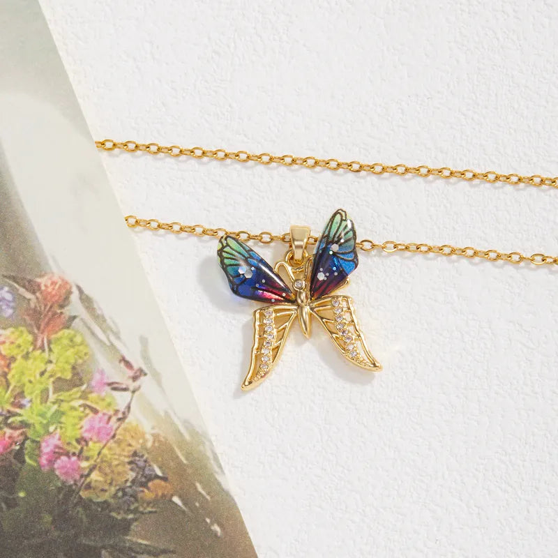 Butterfly-Shaped Necklace 62carat