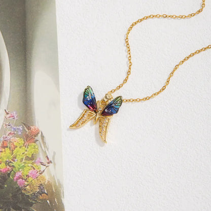 Butterfly-Shaped Necklace 62carat