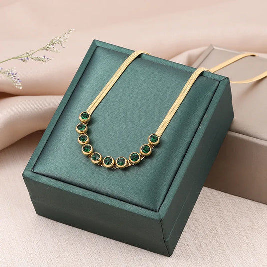 10 Stone Necklace 62carat