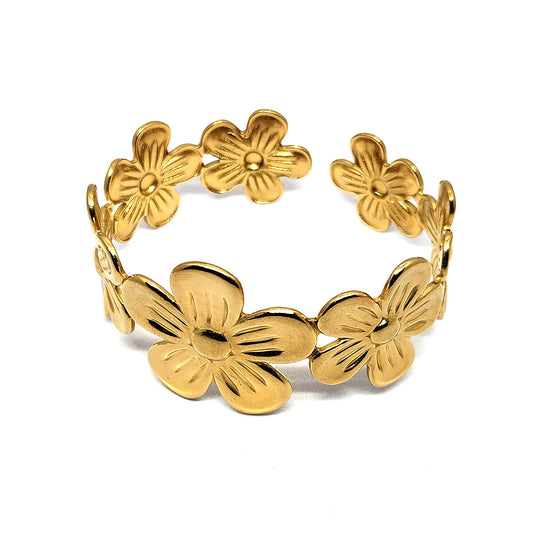 Multi Flower Bangle - 62carat