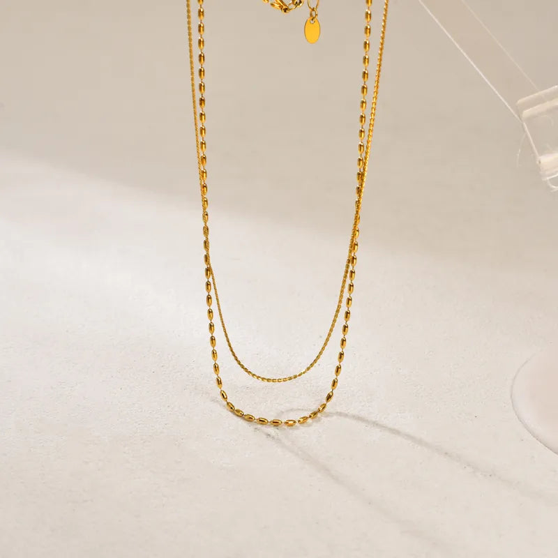 2 Layer Chain Necklace 62carat