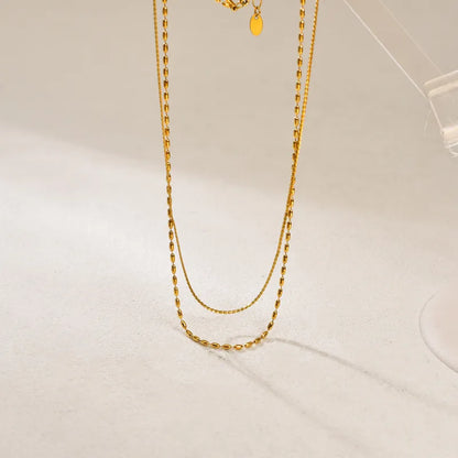 2 Layer Chain Necklace 62carat