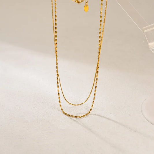 2 Layer Chain Necklace 62carat