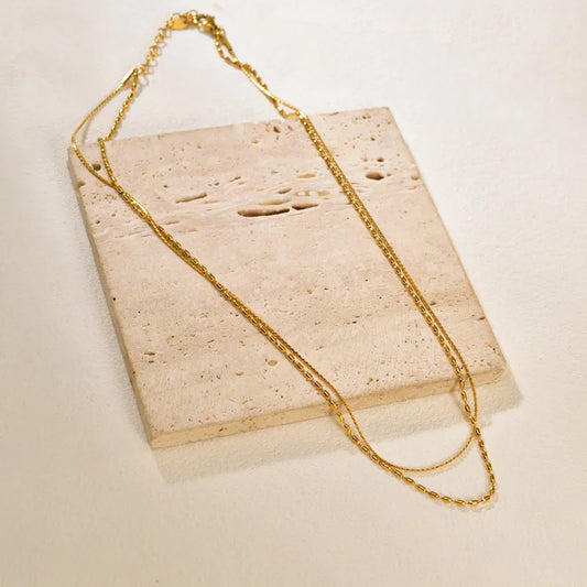 2 Layer Chain Necklace 62carat