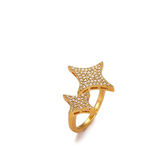 2 Star Ring 62carat