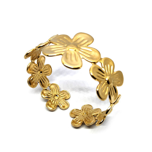 Multi Flower Bangle - 62carat
