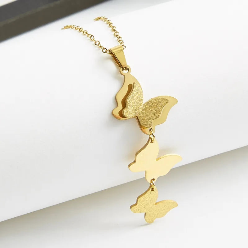 3-Piece Butterfly Jewellery Set 62carat