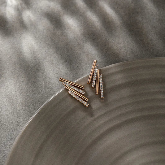 4 Layer Ear Studs 62carat