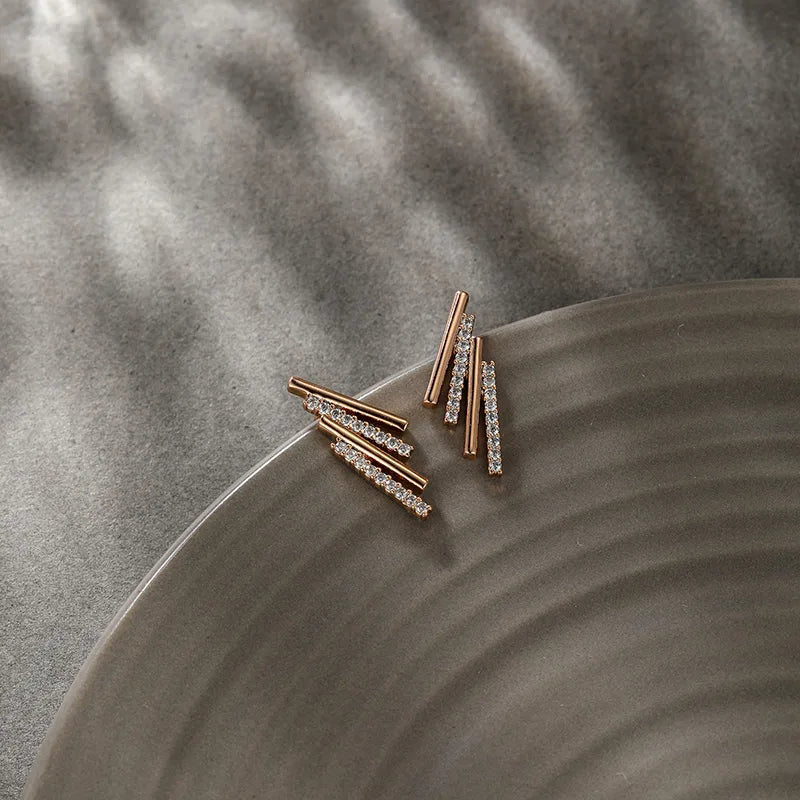 4 Layer Ear Studs 62carat