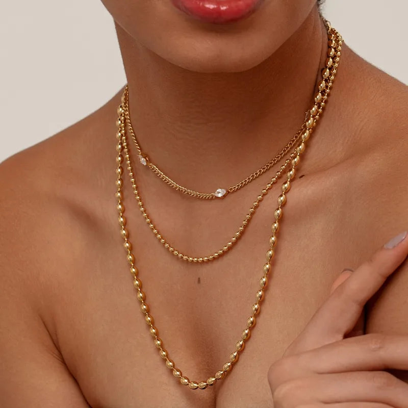 Classic 3 Layer Party Necklace 62carat