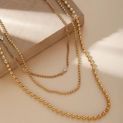 Classic 3 Layer Party Necklace 62carat