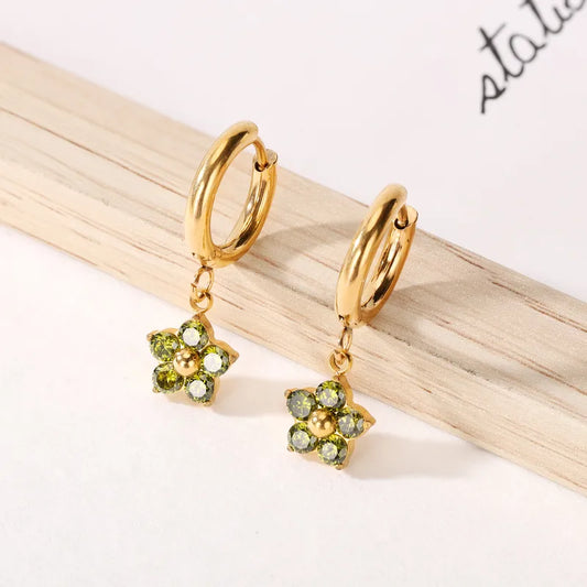 Classic Style Flower Earring 62carat