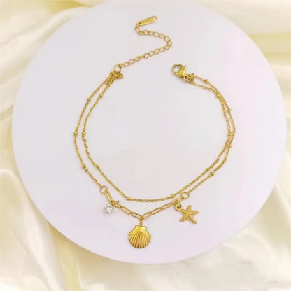 Classic Style Shell Pendant Necklace - 62carat
