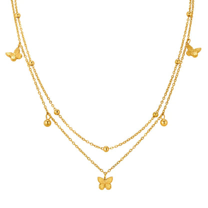 Cute Butterfly Necklace 62carat