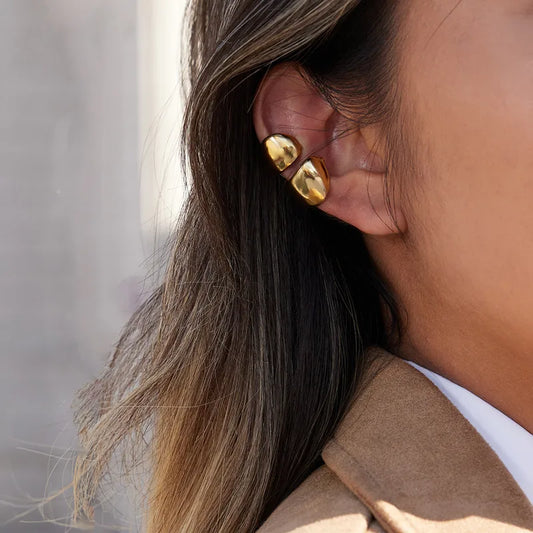 Double Layer Ear Clip Earrings 62carat