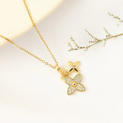 Dual Flower Necklace 62carat