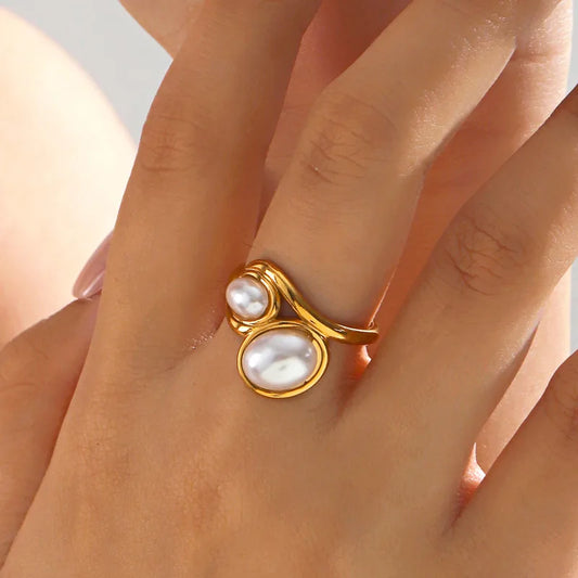Dual Pearl Ring 62carat