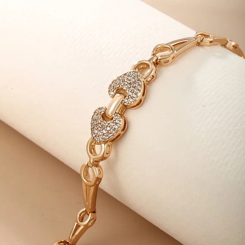 Heart Shape Bracelets Chain-free 62carat