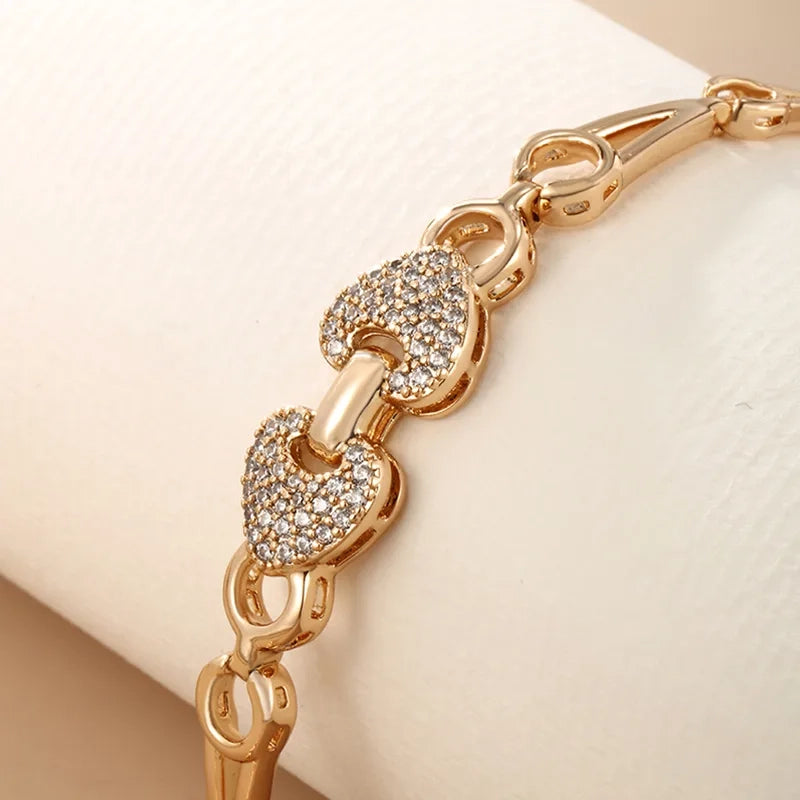 Heart Shape Bracelets Chain-free 62carat