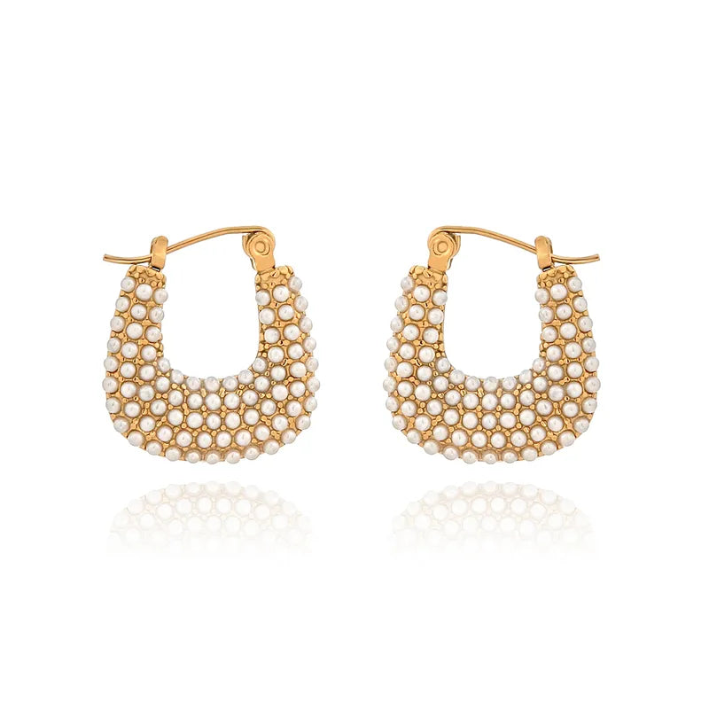 Elegant Lady Streetwear U Shape Earring 62carat