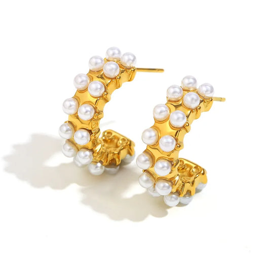 Elegant Lady Sweet Waterproof Ear Studs 62carat
