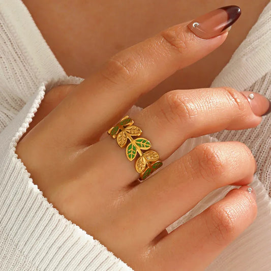 Green Leaf Ring 62carat