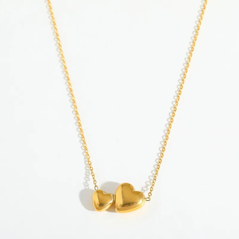Heart Pendant Necklace Luxury Minimalist Design Necklace 62carat