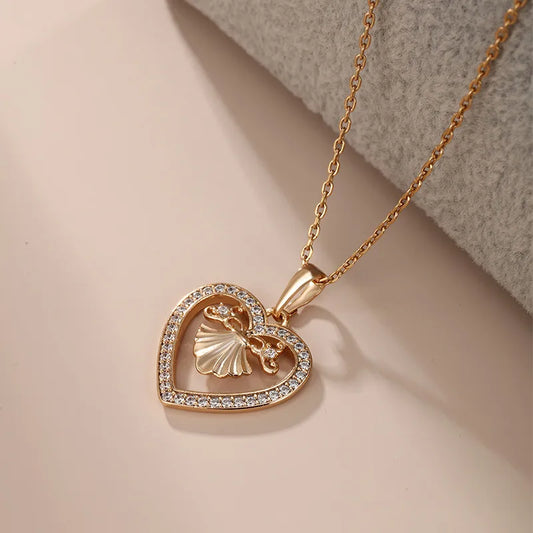 Heart Shape Stylish Heart Necklace 62carat