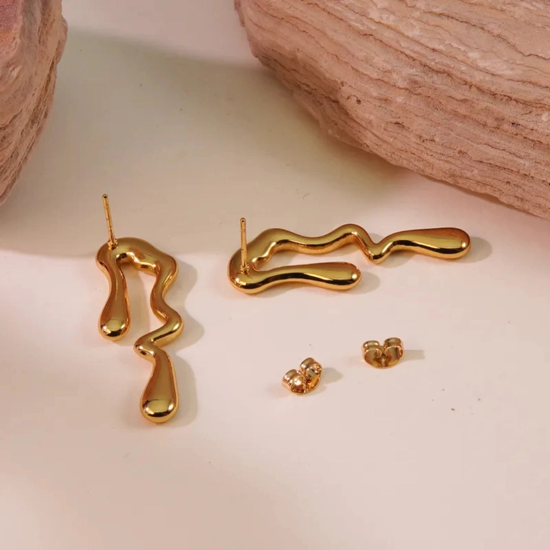 Hip-Hop Novelty Classic Style Water  Drop Earrings - 62carat