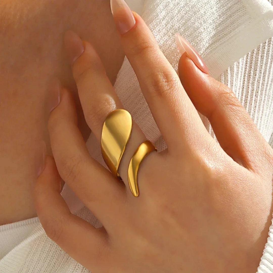 Hip-Hop Simple Style Open Rings 62carat