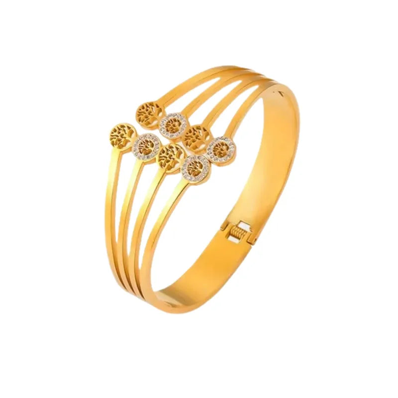 Life Tree Bracelet Bangle 62carat