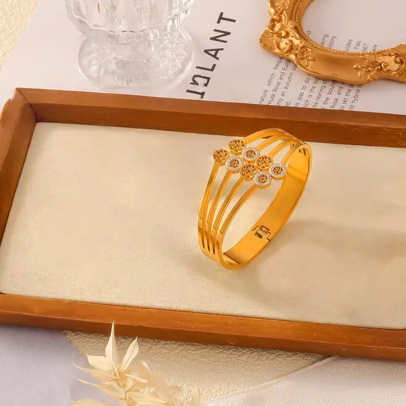 Life Tree Bracelet Bangle 62carat