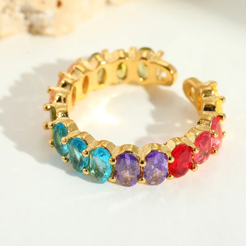 Multi Color Ring 62carat