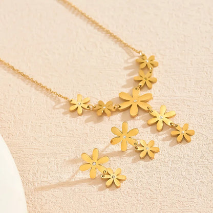 Multi Flower Necklace 62carat