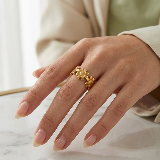 Multi Flower Ring 62carat