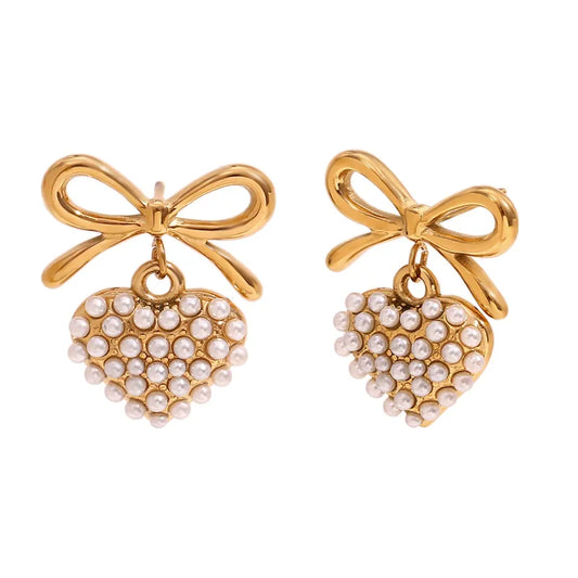 Pearl Heart Earring 62carat