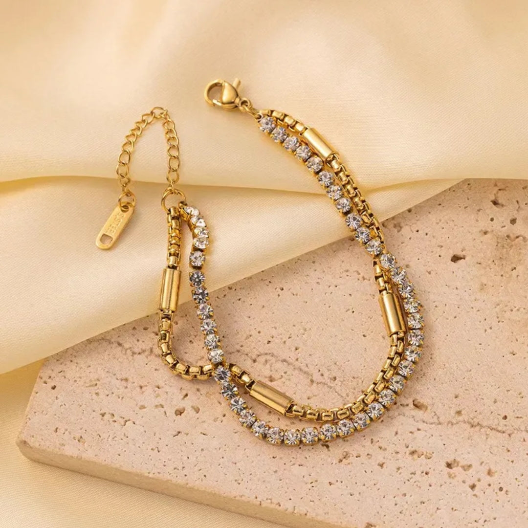 Rhinestones Bracelets - 62carat