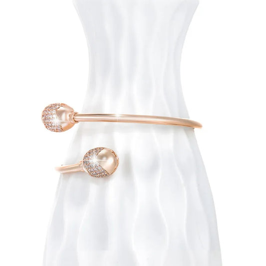 Simple Style Oval Bangle - 62carat