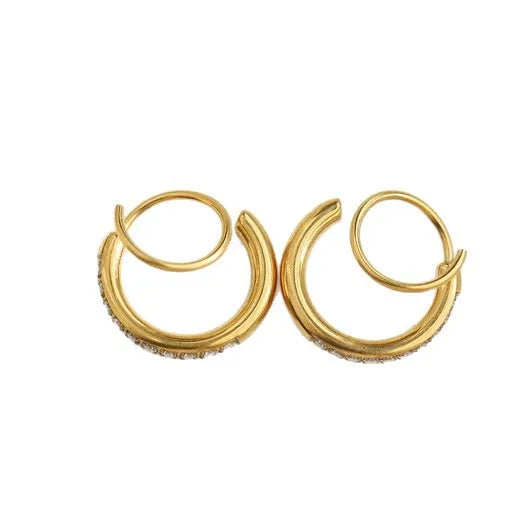 Spiral Hoop Earrings 62carat