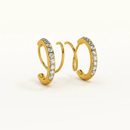 Spiral Hoop Earrings 62carat